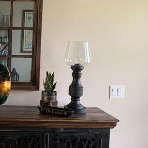 WANTED/Looking for : Kirklands Black Lantern with Glass Shade